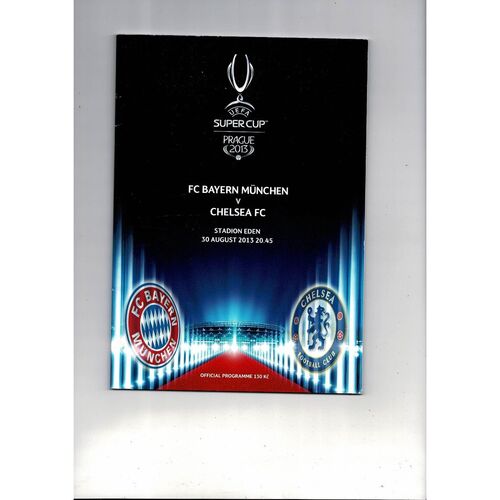 European Super Cup Football Programmes