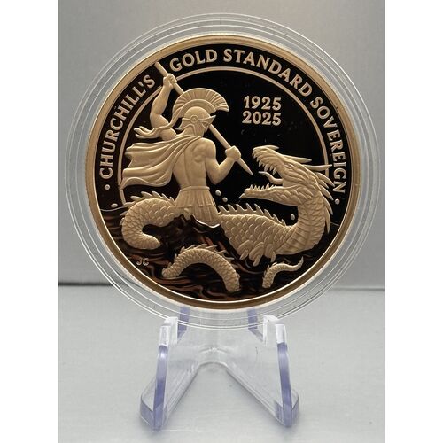 2025 KC111 Rose gold £20 proof new sovereign coin