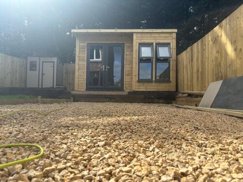 #PVC057 13x13 Pent Summer House