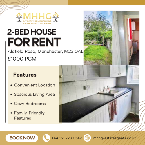 2 Bedroom Semi-Detached House for Rent
