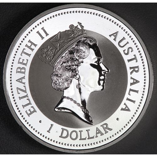 1996 1 ounce silver Kookaburra