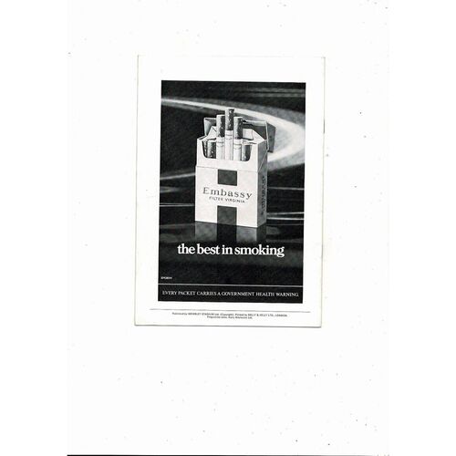 1974 Bishops Stortford v Ilford Amateur Cup Final Football Programme