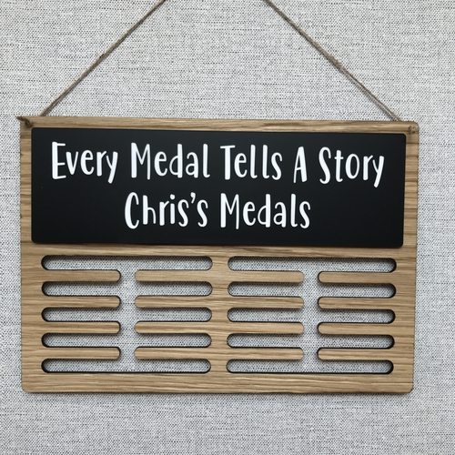 Customised Running Medal Hanger | Custom Medal Display Rack | Sports Medal Hanger | Medal Hanger For Any Sport