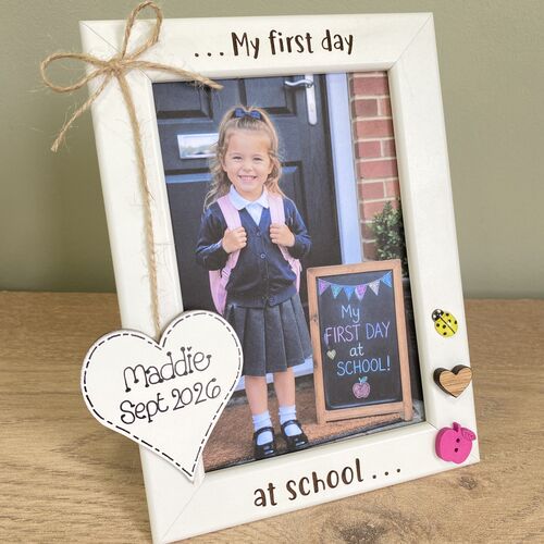 First Day at School Photo Frame