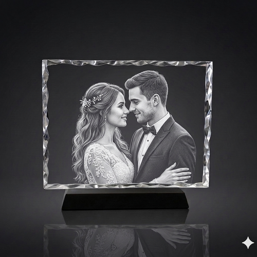 3D Staffa Scallop Edge Photo Frame Large 300x200x25mm