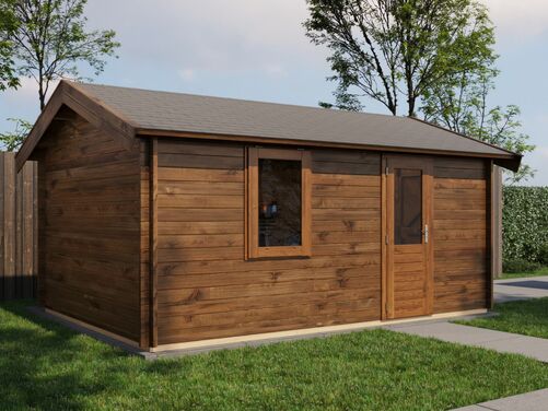 350cm x 500cm Garage