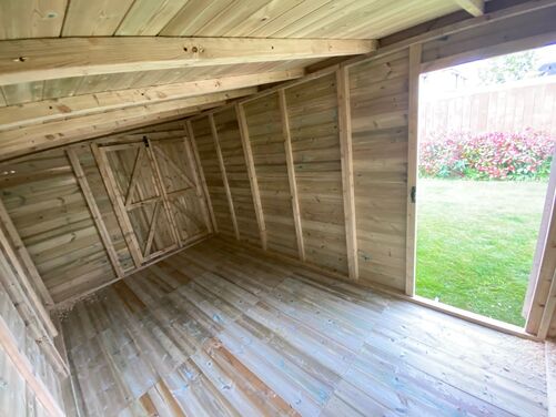 #P069 14x8 Pent Shed