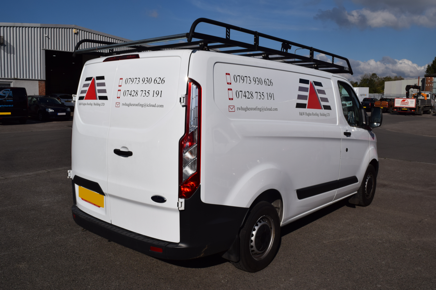 R&W Hughes Roofing - 3x Ford Transit Custom