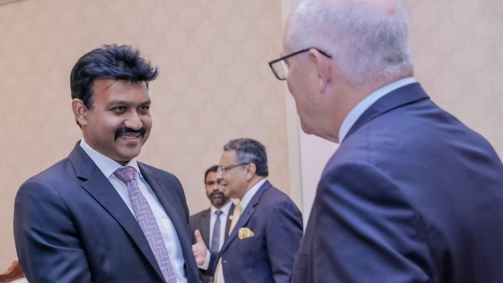 அவுஸ்திரேலியாவின் 30வது பிரதமர்  ஸ்காட் மொரிசனை சந்தித்த  செந்தில் தொண்டமான்