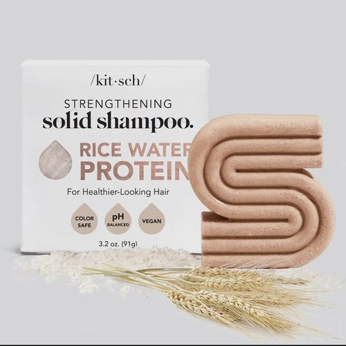 Kit-sch Rice Water Protein Shampoo Bar For Hair Growth 4oz