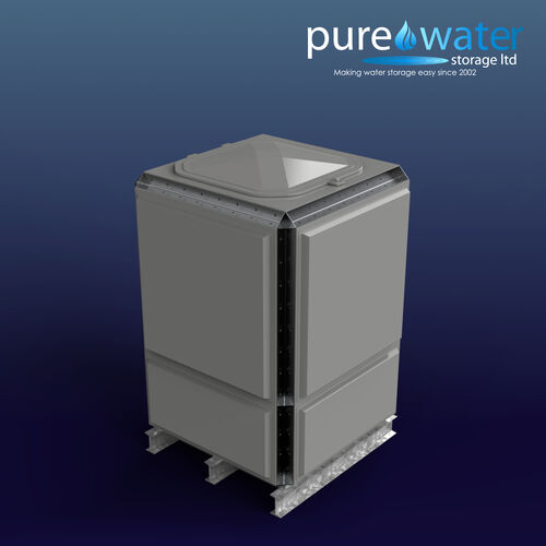 PW.1X1X1.5.TIF.AG - 2182 LITRE SECTIONAL WATER TANK, TOTALLY INTERNALLY FLANGED (TIF)