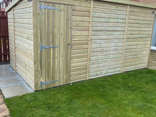 #P069 14x8 Pent Shed