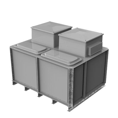 IFB Divided - Internally Flanged Base AB Air Gap (Twin Compartment) 