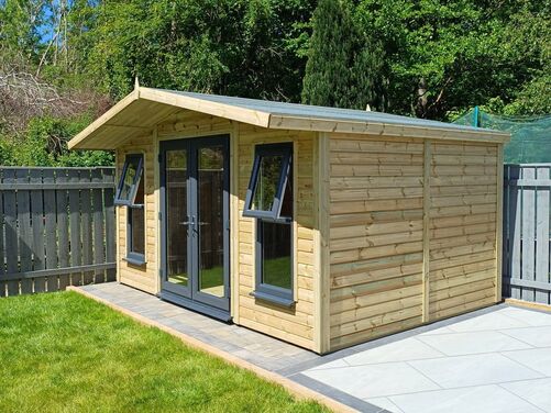 #PVC041 14x10 Apex Summer House