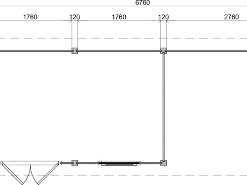 388cm x 250cm + 300cm Veranda
