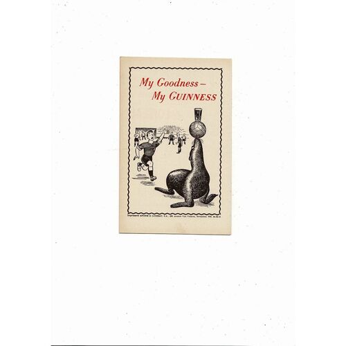 1958 Belgium v West Germany International Friendly Football Programme