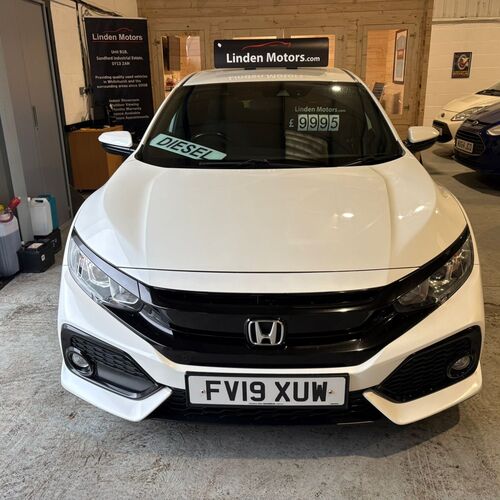 2019 (19) HONDA CIVIC 1.6i DTEC SR 1.6 DIESEL 5 DOOR 