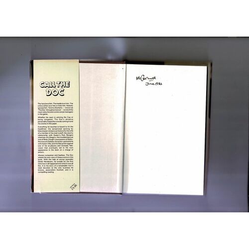 Call the Doc by T Docherty First Edition Hardback Football Book 1981