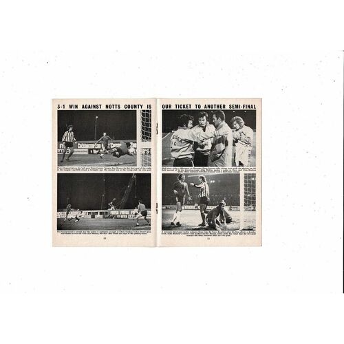 1972/73 Chelsea v Norwich City League Cup Semi Final Football Programme