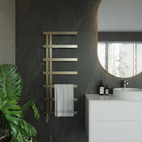 BRUSHED STEEL FINISH