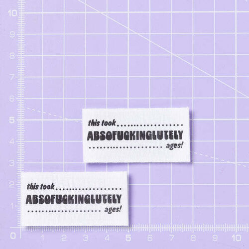 3. This Took Me Absoluteley Fucking Ages Label