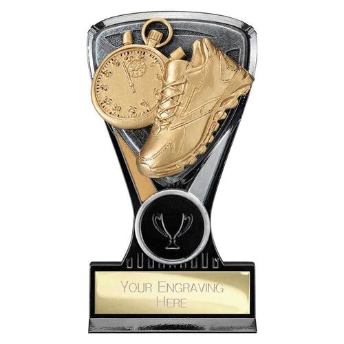 Wolverine Plaque Running Carbon Black & Fusion Gold