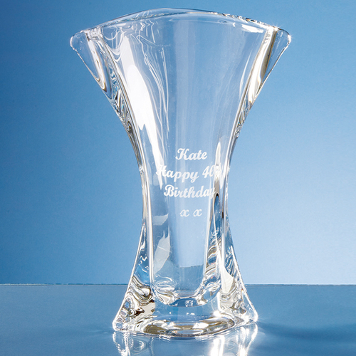 Crystalite Flared Orbit Vase 24.5cm