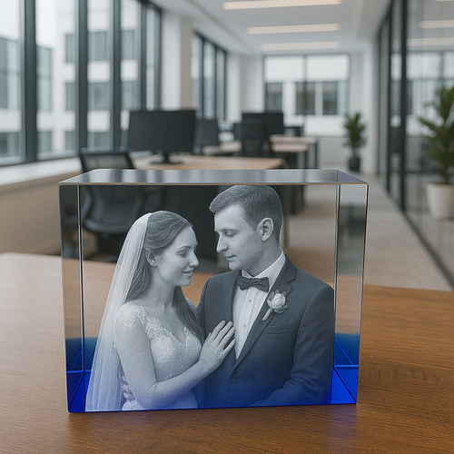 The Rio Super 3D Deluxe XX Large Ocean Blue Crystal Block