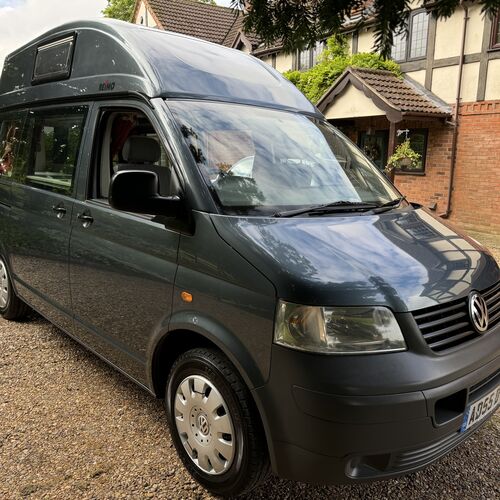 2006 VW T5 Reimo Camper Van High Top 1.9TDi - Grey - 87847 miles - 1 Owner 9yrs
