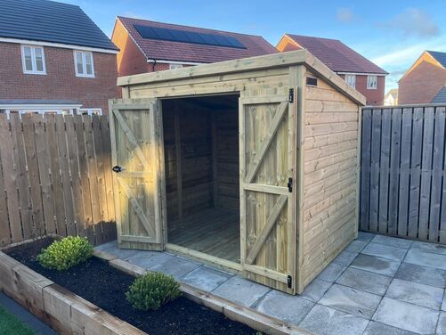 8x6 Pent Storage Shed