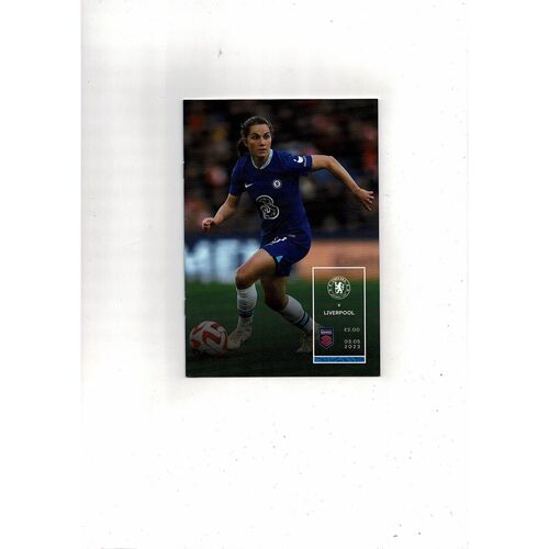 2022/23 Chelsea v Liverpool Womens Super League Football Programme May