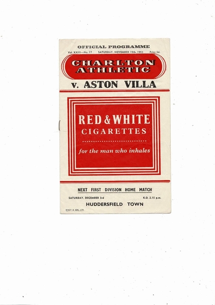 Football Programmes being listed today