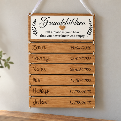 Grandchildren Quote Plaque