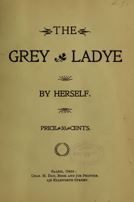 1896 | The Grey Ladye