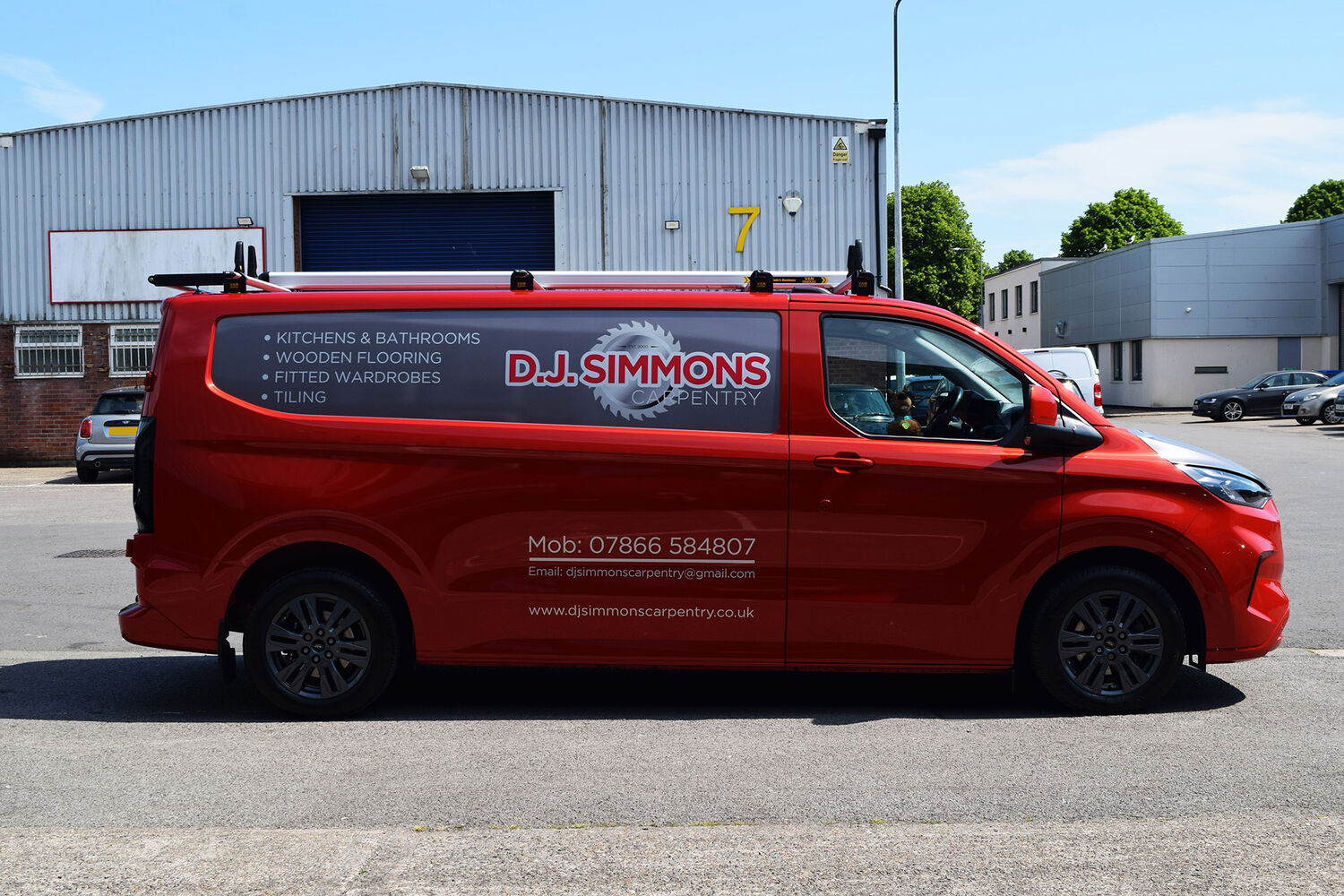 D.J. Simmons Carpentry - Ford Transit Custom