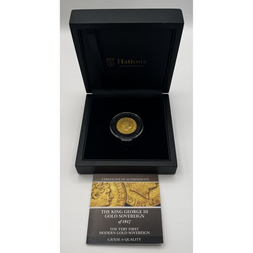 1817 King George 111  full gold proof sovereign
