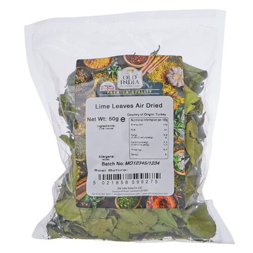 Lime Leaves Air Dried by Old India 50g