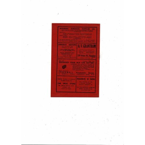 1951/52 Brentford v Luton Town FA Cup Replay Football Programme Feb 6th