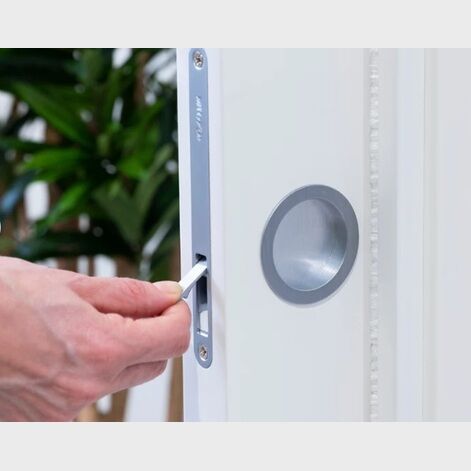 AURA Round Flush Pull Handle Set For Sliding Pocket Door