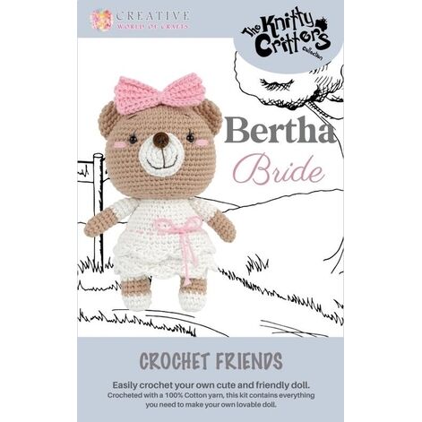 Knitty Critters - Wedding Bear - Bertha Bride