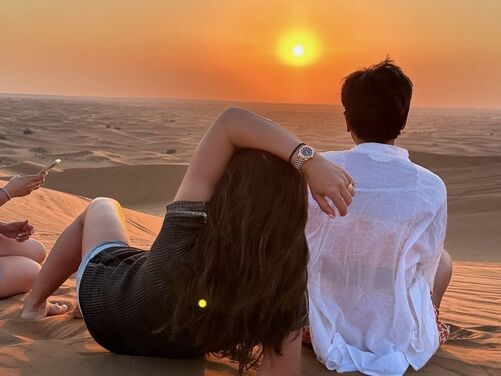 Evening Red Dune Desert Safari 🌅🏜️ With BBQ Dinner 🍽️🔥