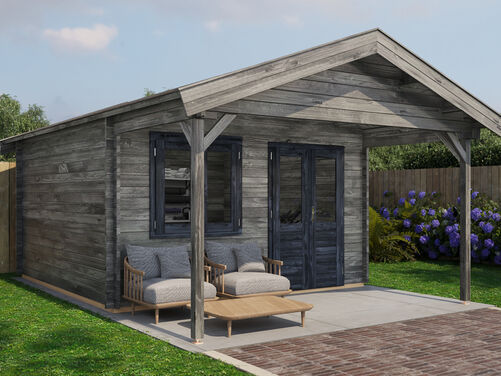 400cm x 400cm + 200cm Front Canopy