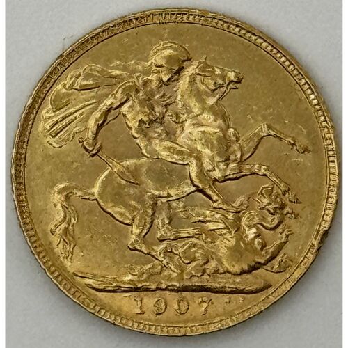 1907 full gold sovereign
