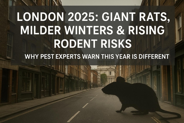 London 2025: Giant Rats, Milder Winters & Rising Rodent Risks