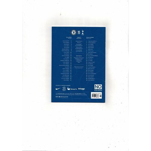 2022/23 Chelsea v Tottenham Hotspur Womens Super League Football Programme