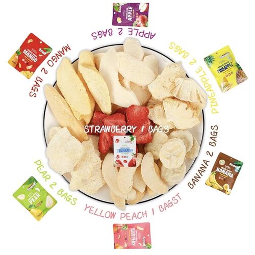 Onetang Freeze Dried Mixed Fruits - Single Serving Bag x 12 (130g)