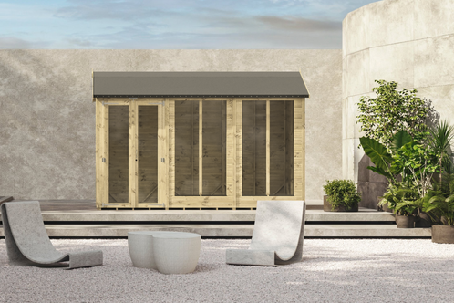 Premium Apex Summer House 8x4