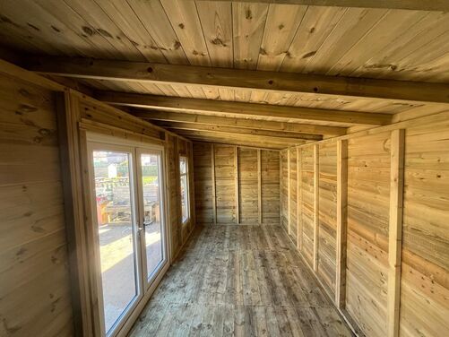 18x8 Pent Summer House