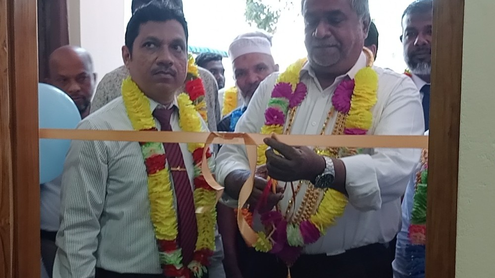 புதிய அதிபர் காரியாலயம், நடைபாதை திறந்து வைப்பு