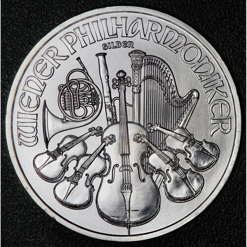 2022 Austrian Philharmonic 1oz silver coin - 31.1g